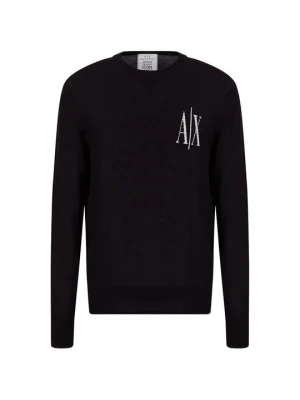 Sweter Armani Exchange czarny
