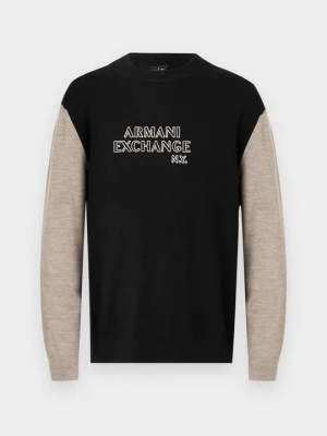 Sweter Armani Exchange czarny