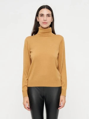 Sweter Armani Exchange jasnobrązowy