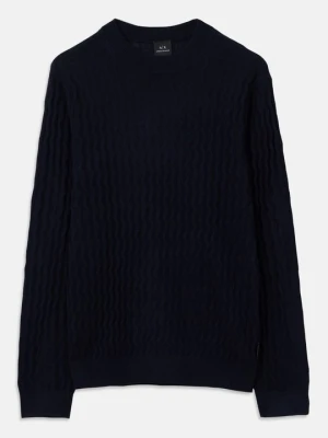 Sweter Armani Exchange niebieski