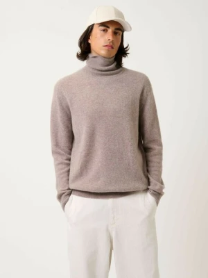 Sweter AUTHENTIC CASHMERE brązowy melanż