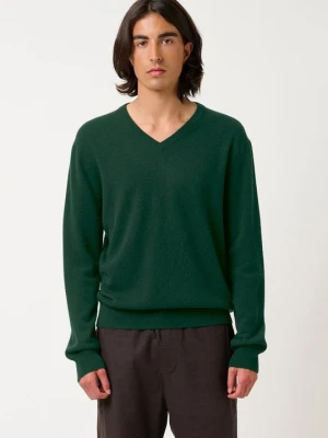 Sweter AUTHENTIC CASHMERE ciemnozielony
