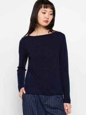 Sweter AUTHENTIC CASHMERE granatowy