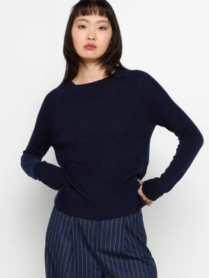 Sweter AUTHENTIC CASHMERE granatowy