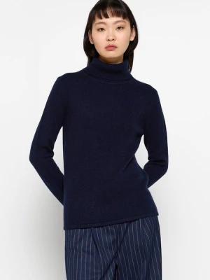 Sweter AUTHENTIC CASHMERE granatowy