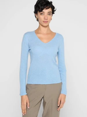 Sweter AUTHENTIC CASHMERE jasnoniebieski