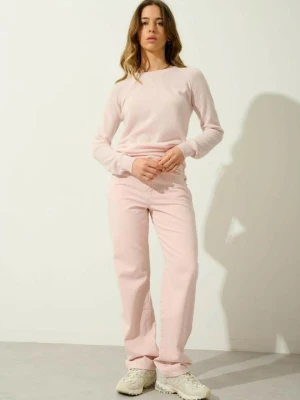 Sweter AUTHENTIC CASHMERE jasnoróżowy