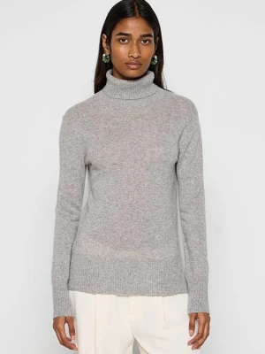 Sweter AUTHENTIC CASHMERE jasnoszary