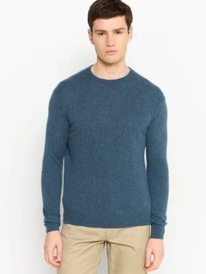 Sweter AUTHENTIC CASHMERE jasnożółty melanż