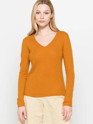 Sweter AUTHENTIC CASHMERE pomarańczowy