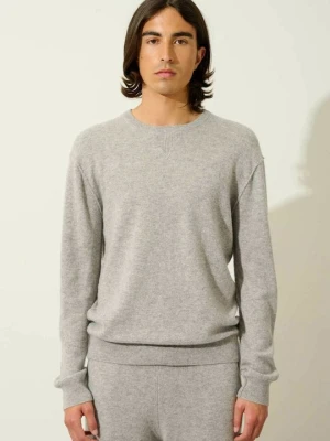 Sweter AUTHENTIC CASHMERE szary melanż