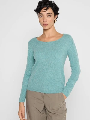 Sweter AUTHENTIC CASHMERE turkusowy