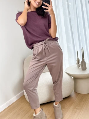 Sweter Bawełniany Śliwkowy Cano ClothStore