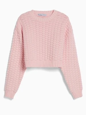 Zdjęcie produktu Sweter Bershka jasnoróżowy