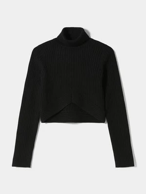 Sweter Bershka czarny