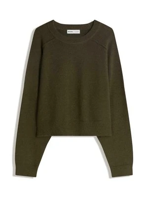 Sweter Bershka zieleń butelkowa