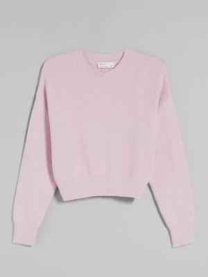 Sweter Bershka różowy