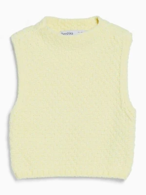 Sweter Bershka żółty
