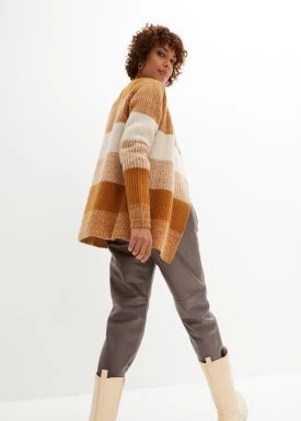 Sweter bez zapięcia, z domieszką materiału Good Cashmere Standard® bonprix