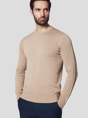 Sweter Beżowy Bawełniany Simen Lancerto