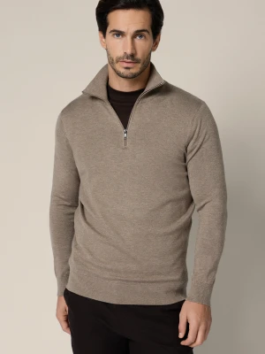 Sweter Beżowy z Wiskozą Lucan Lancerto