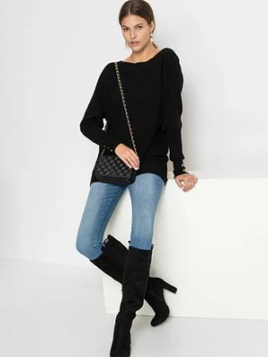 Cienki sweter z mieszanki wiskozy bonprix