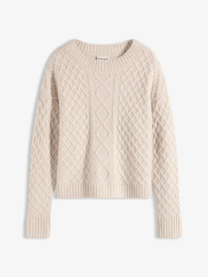 Sweter BonPrix beżowy