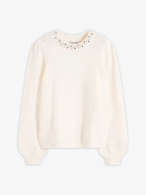 Sweter BonPrix biały