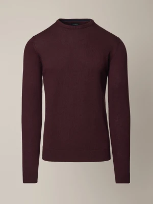 Sweter Bordowy Bawełniany Simen Lancerto