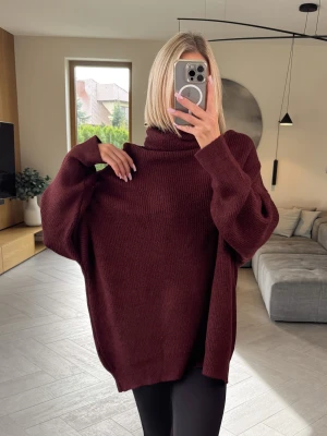 Sweter Bordowy Maxi ClothStore