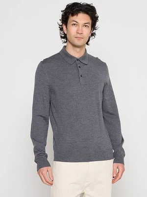 Sweter Boss szary