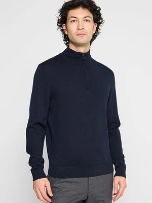 Sweter Boss granatowy