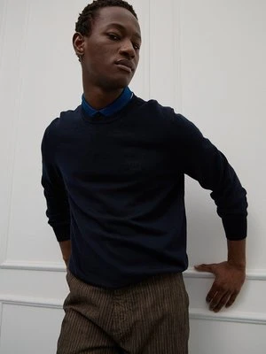 Sweter Boss granatowy