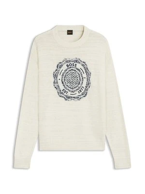 Sweter Boss mleczny