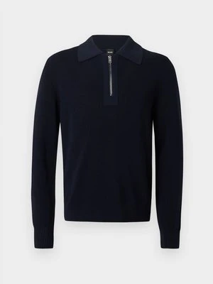 Sweter Boss granatowy