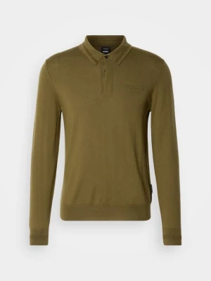 Sweter Boss ciemnozielony