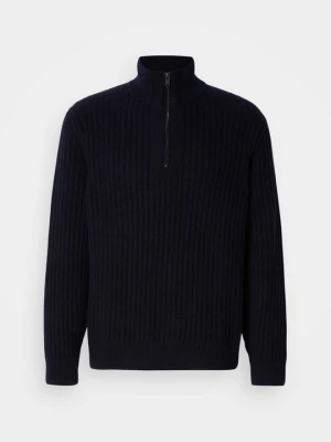 Sweter Boss granatowy