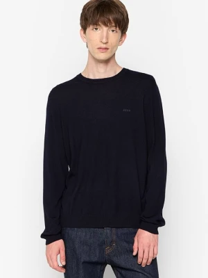 Sweter Boss granatowy