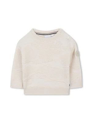 Sweter Boss beżowy