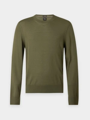 Sweter Boss oliwkowy