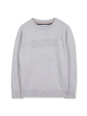Sweter Boss szary