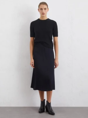 Sweter bouclé slim Marc O'Polo zelená