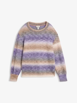 Sweter boxy BonPrix brązowy