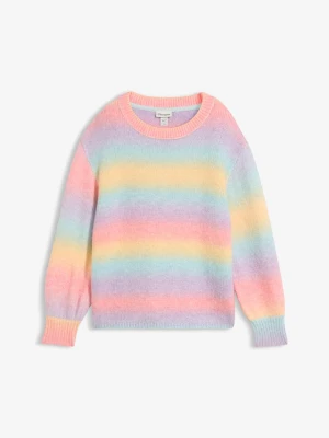 Sweter boxy BonPrix niebieski