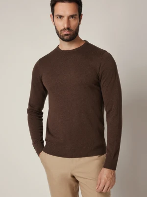 Sweter Brązowy Bawełniany Joakim Lancerto