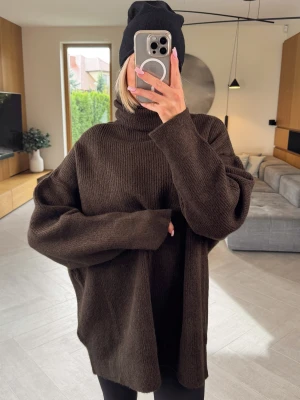 Sweter Brązowy Maxi ClothStore