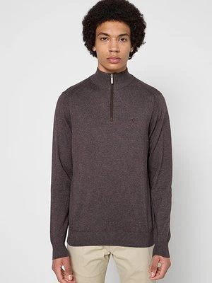 Sweter Bugatti brązowy