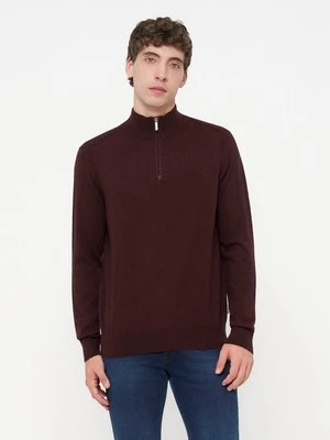 Sweter Bugatti jagodowy