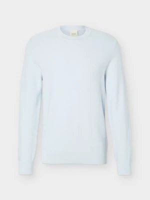 Sweter Calvin Klein jasnoniebieski
