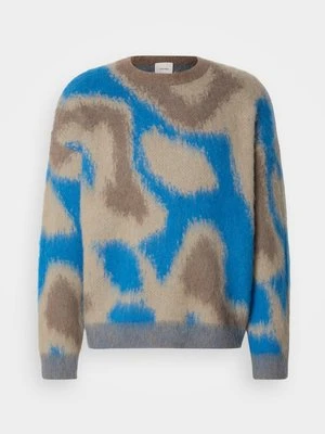 Sweter Calvin Klein niebieski